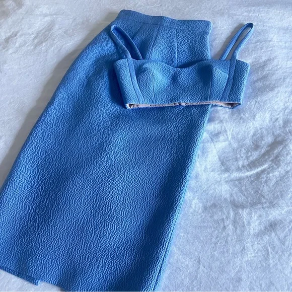 Emilia Wickstead light blue two piece set - UK6 / US00 - Picture 3 of 11